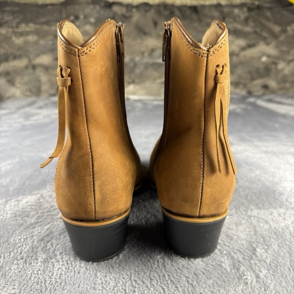 Twisted X® Women's 8 B Western Fashion Bootie w/ CellSole® in Oiled Saddle/Tan - Picture 4 of 7